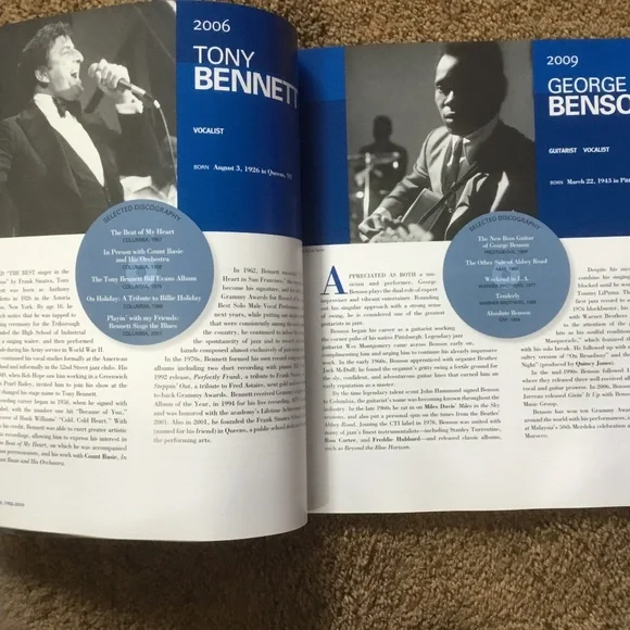 NEA JAZZ MASTERS 1982-2010 Book/CD Hard to Fine! - Picture 7 of 8